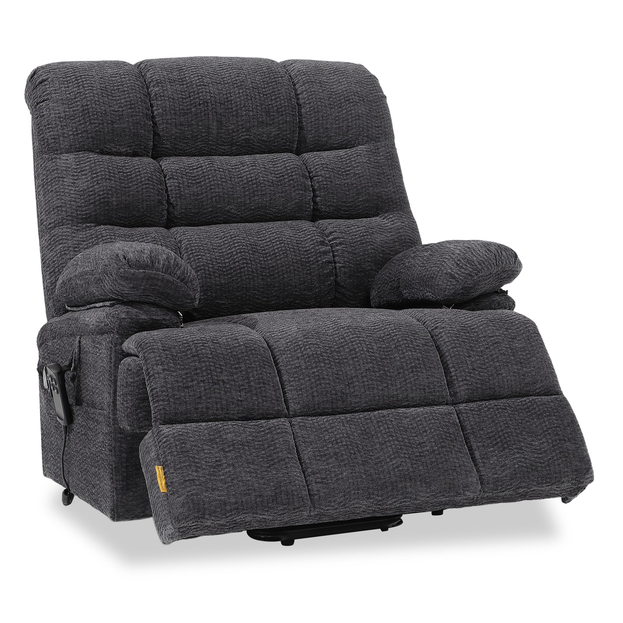 Big And Tall Power Lift Recliners 500 Lbs - Extra Wide 30.5", Lay Flat