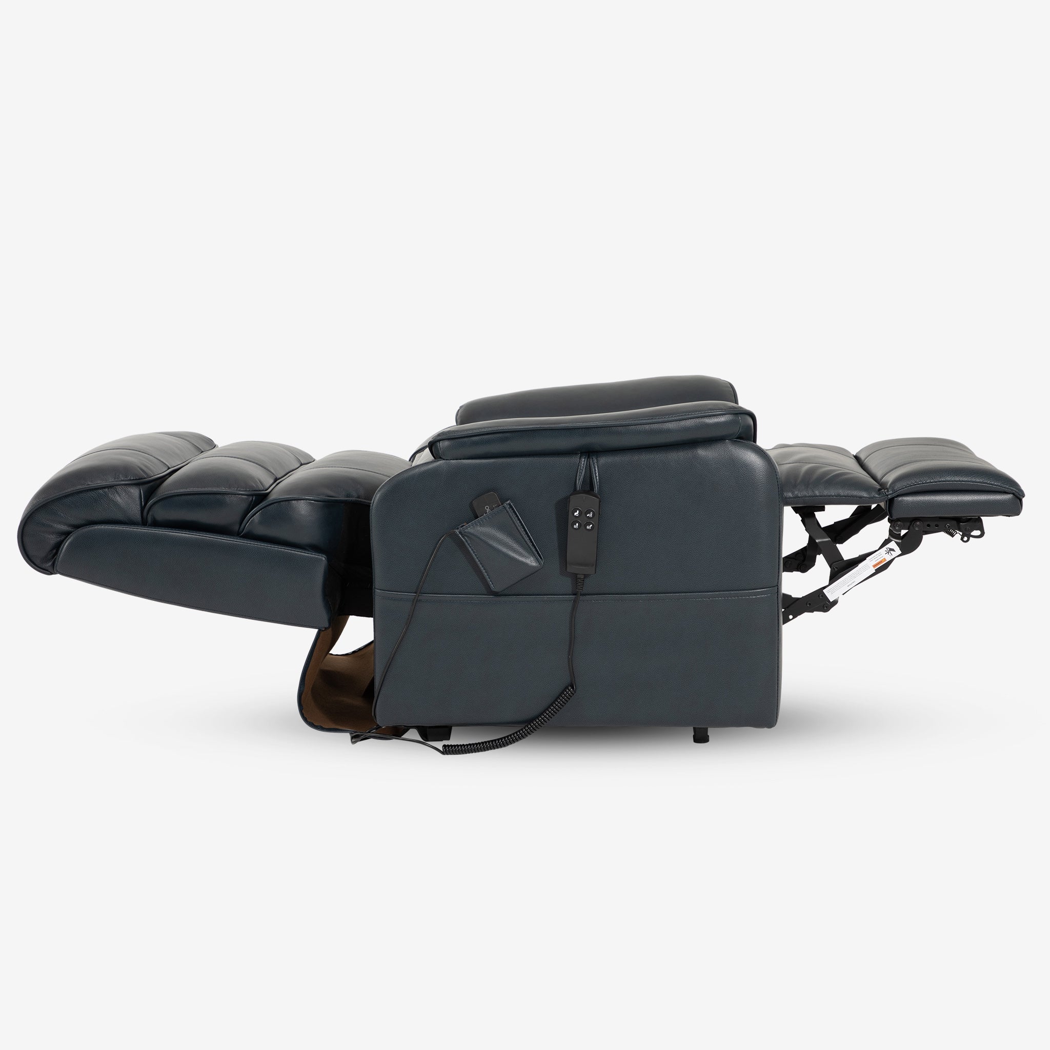 Lay Flat Recliner With Heat And Massage Power Lift Assist
