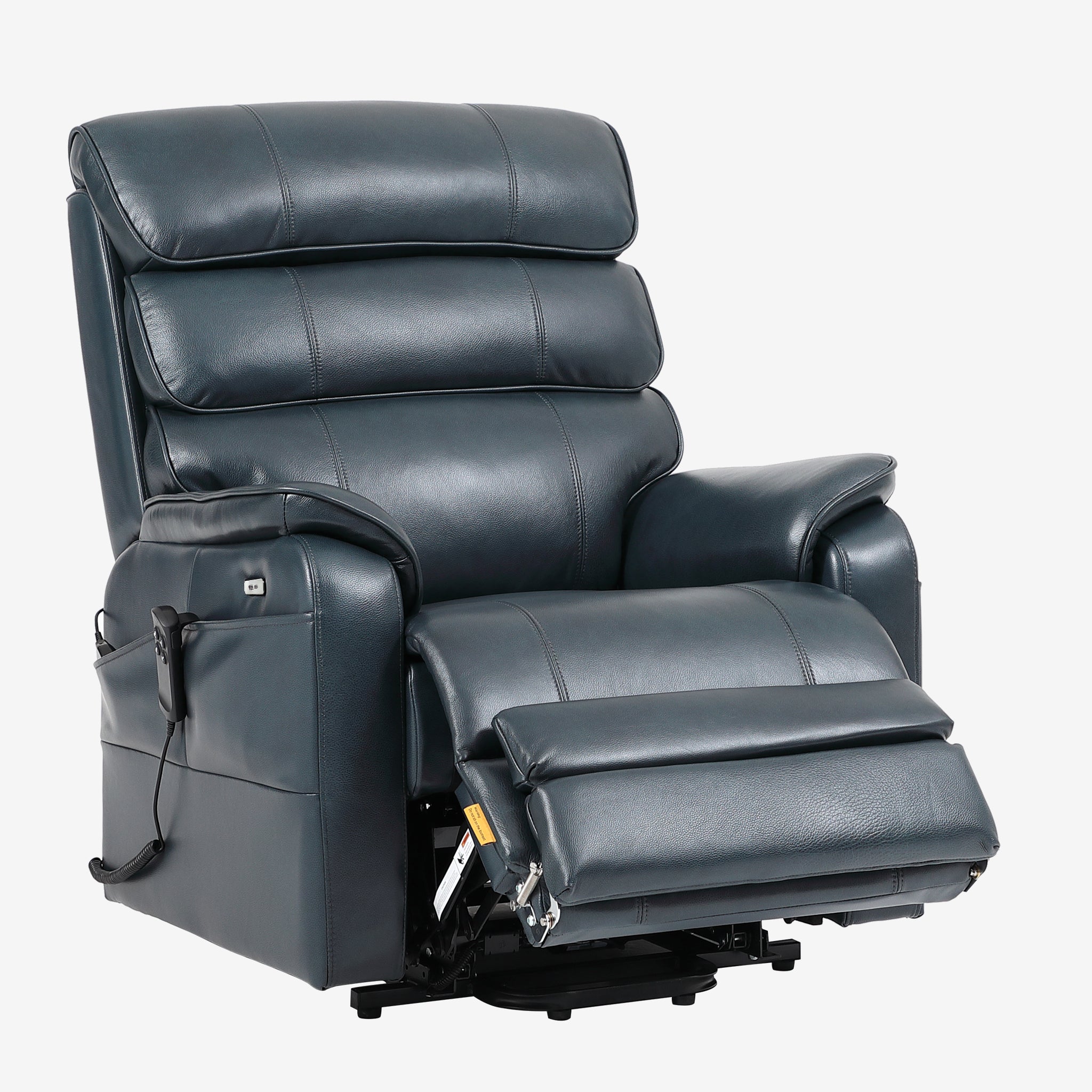 Recliner Chair For Tall Person, Extended Footrest, Lay Flat, Dual Motor