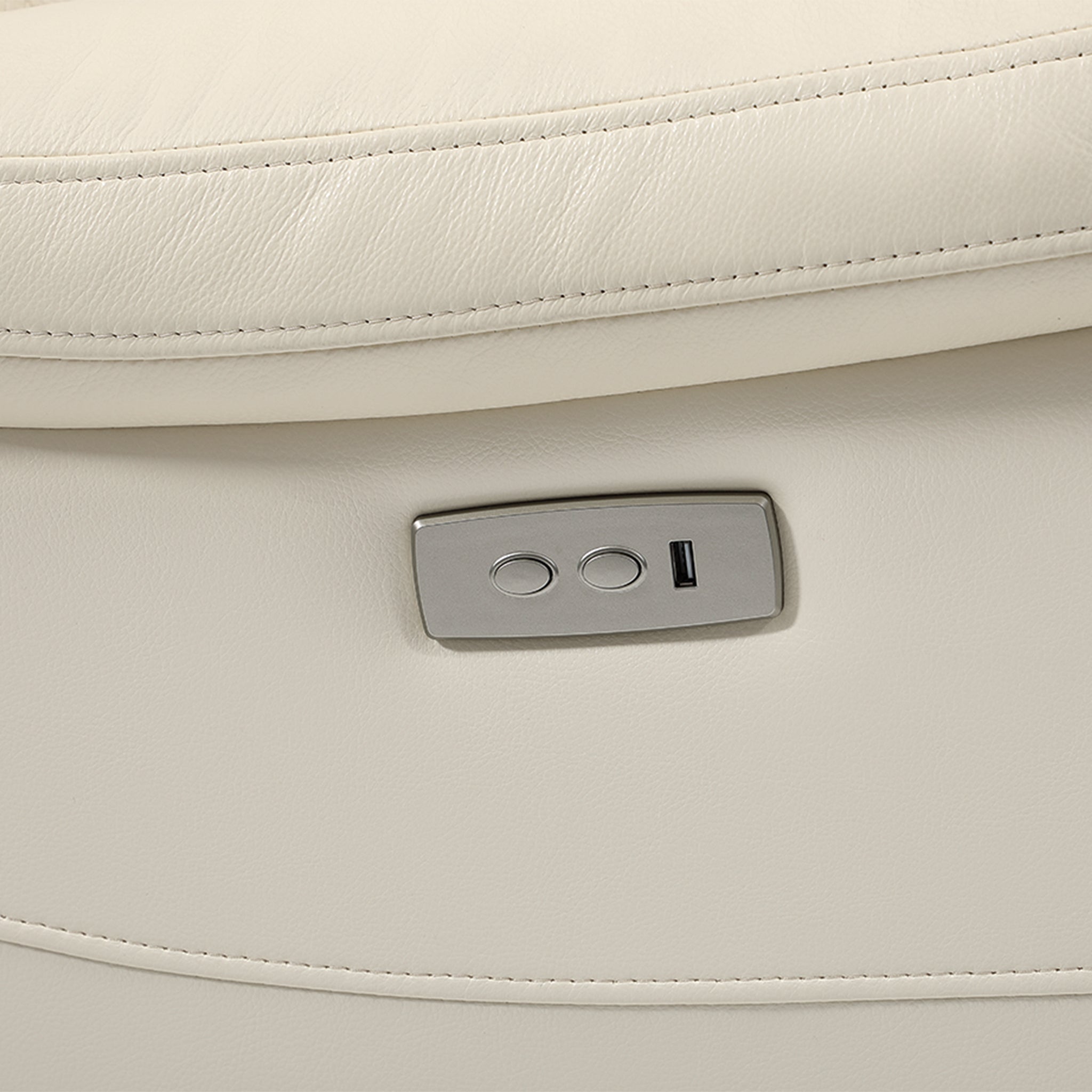 9221 Swivel Recliner Chair – 270° Rotation, Rocking, Top-Grain Leather, Ultra-Quiet Motor
