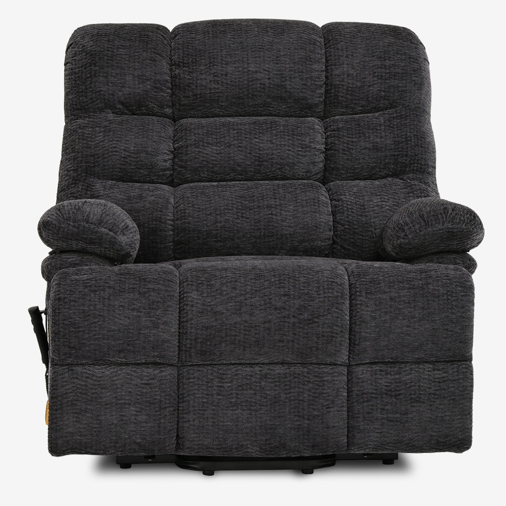 9205 EW500 Extra-Wide Big Man Power Lift Recliner - Triple Motor, 500 LBS, Heat & Massage