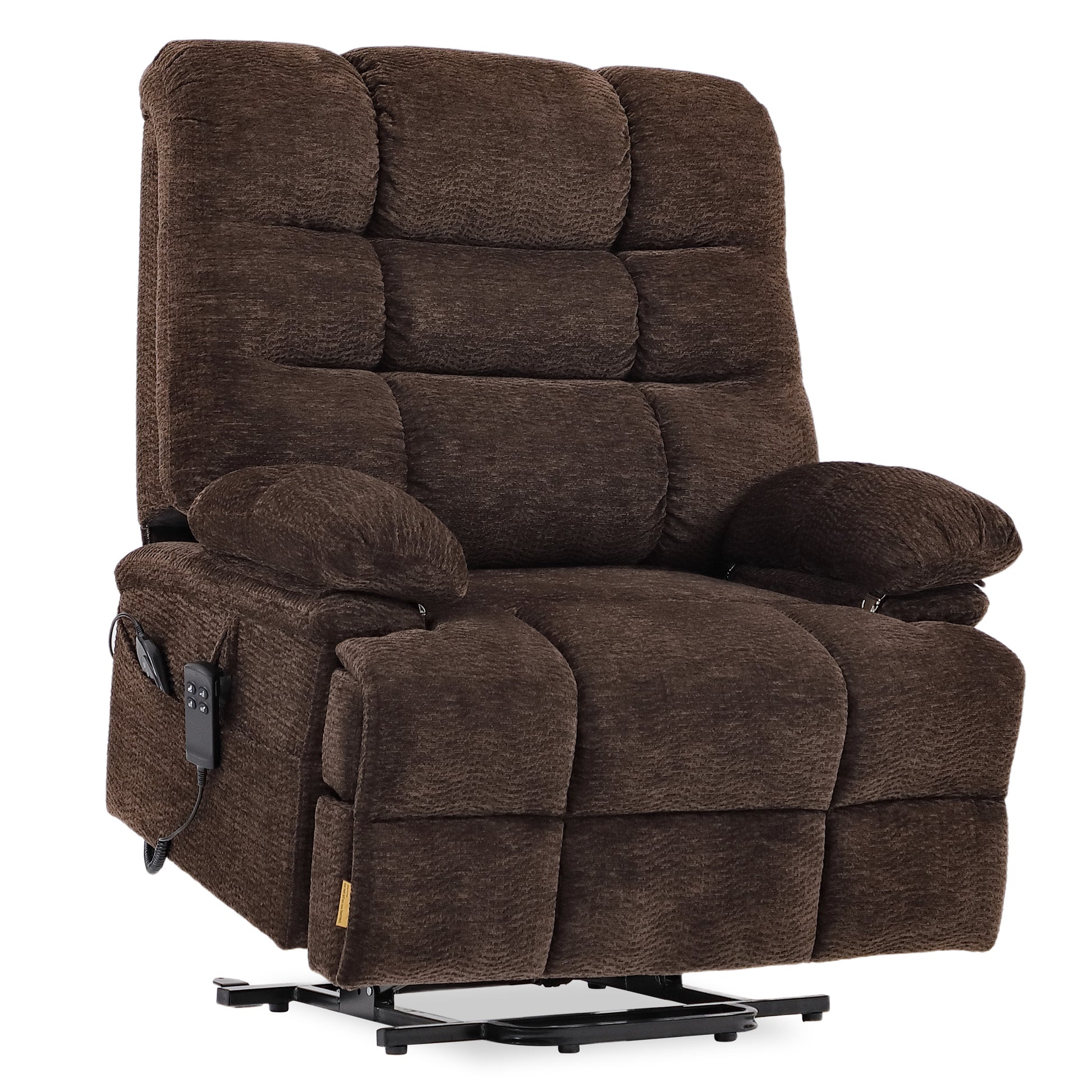 Big And Tall Recliners 500 Lbs -  Extra Wide 30.5", Heat & Massage