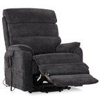 Recliner Chair Big And Tall With Extended Footrest, Wide Seat, Lay Flat