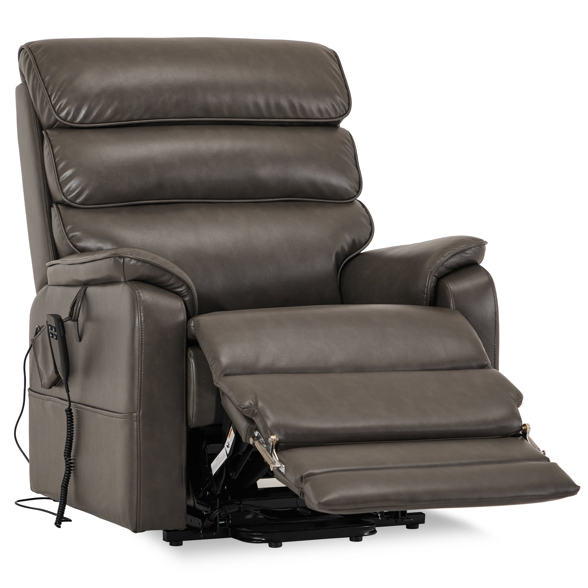 Tall Man Lift Recliner With Extended Footrest, 400 lb, Heat & Massage
