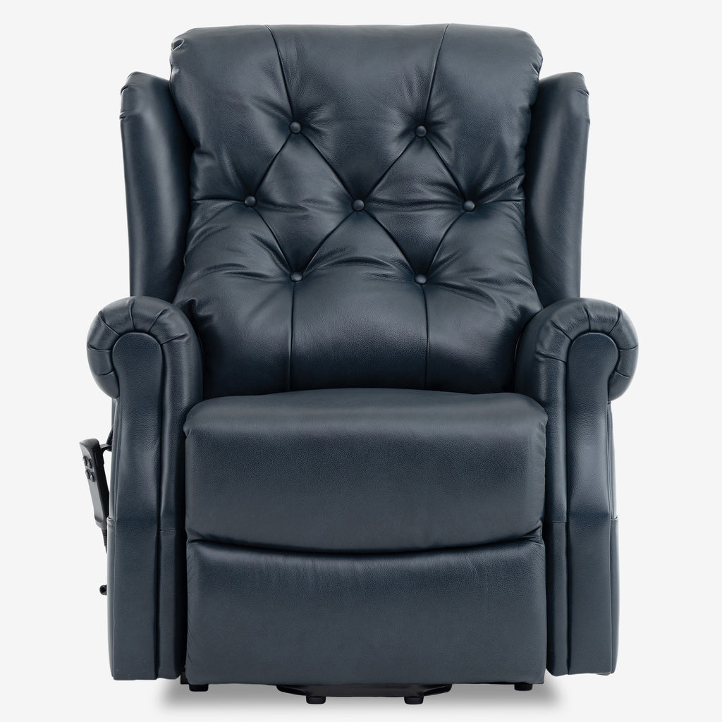 Dual Motor Real Leather Lift Chair with Infinite Position

