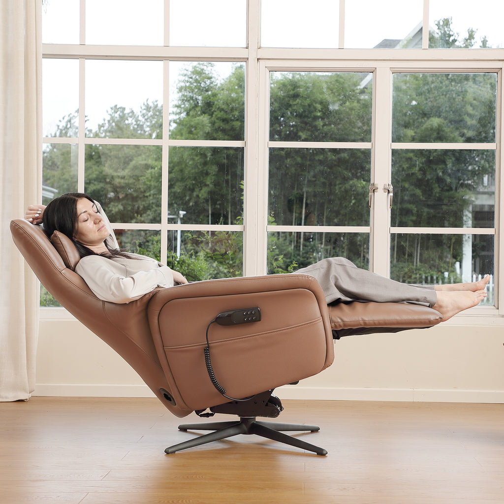 K1 Swivel Power Lift Recliner Chair With Magnetic Remote