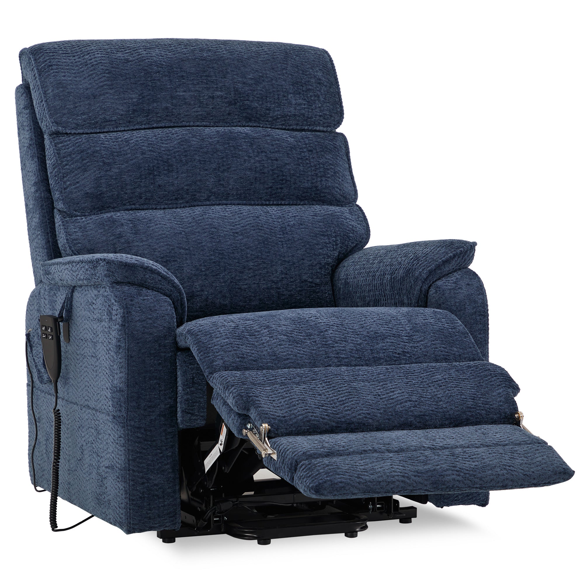 Big Tall Man Recliner With Extended Footrest, 400LB, Heat & Massage