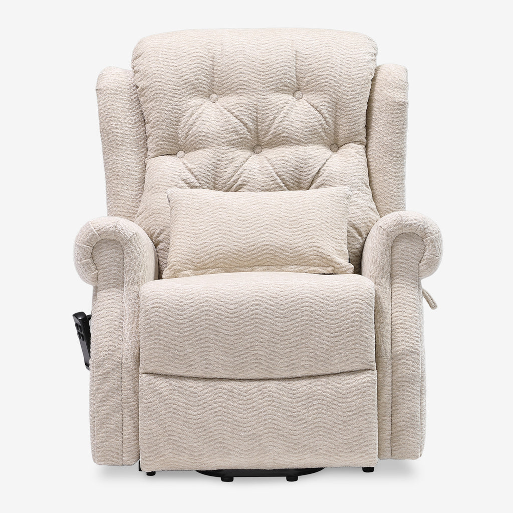 Lay Flat Lift Chair Recliner - Daul Motor, Heat & Massage