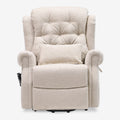 Lay Flat Lift Chair Recliner - Daul Motor, Heat & Massage