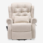 Lay Flat Lift Chair Recliner - Daul Motor, Heat & Massage