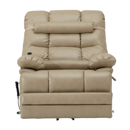 Lift Chair Recliner For Tall Man - 400LBS, Heat & Massge And Lay Flat