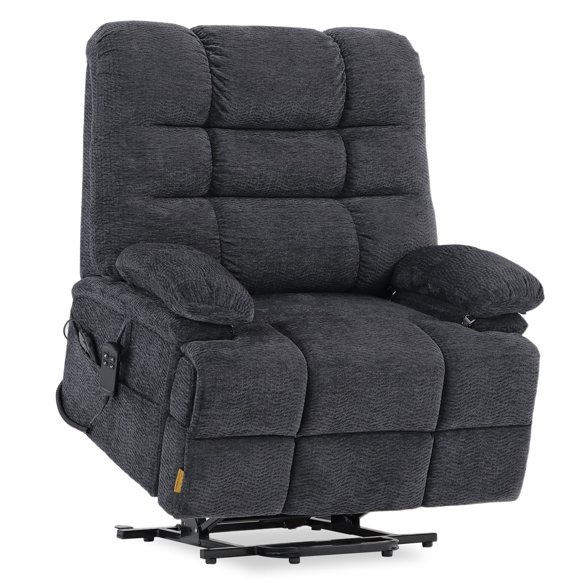Big And Tall Power Lift Recliners 500 Lbs - Extra Wide 30.5", Lay Flat