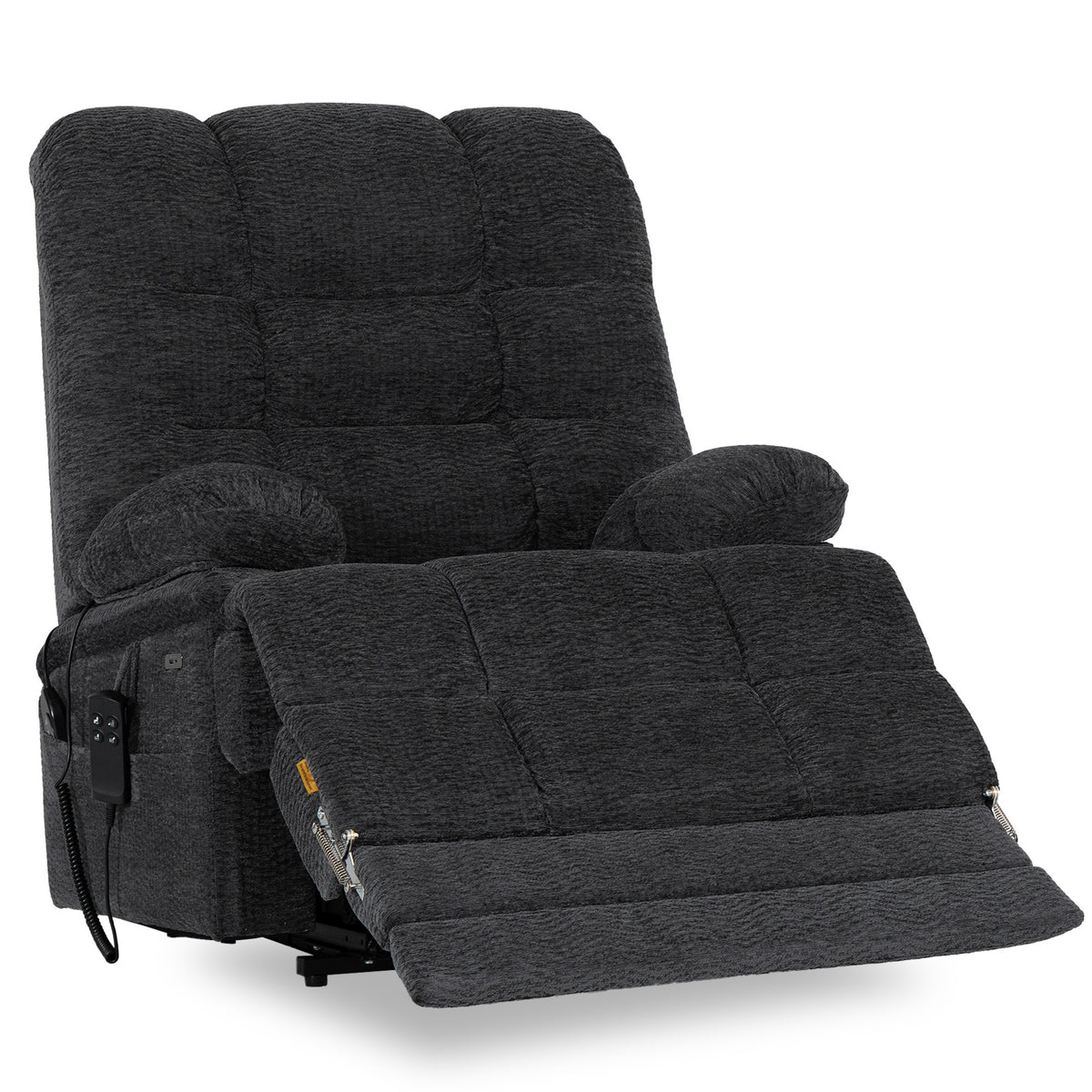 9205L Big & Tall Power Lift Recliner – Extended Footrest, Dual Motor, Heat & Massage, 400 lbs