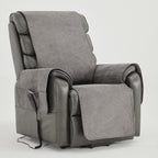 Non-slip Recliner Cover For Leather Recliner (Brown/Gray/Red/White/Light Blue)
