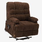Big And Tall Recliners 500 Lbs - Extra Wide 30.5", Heat & Massage