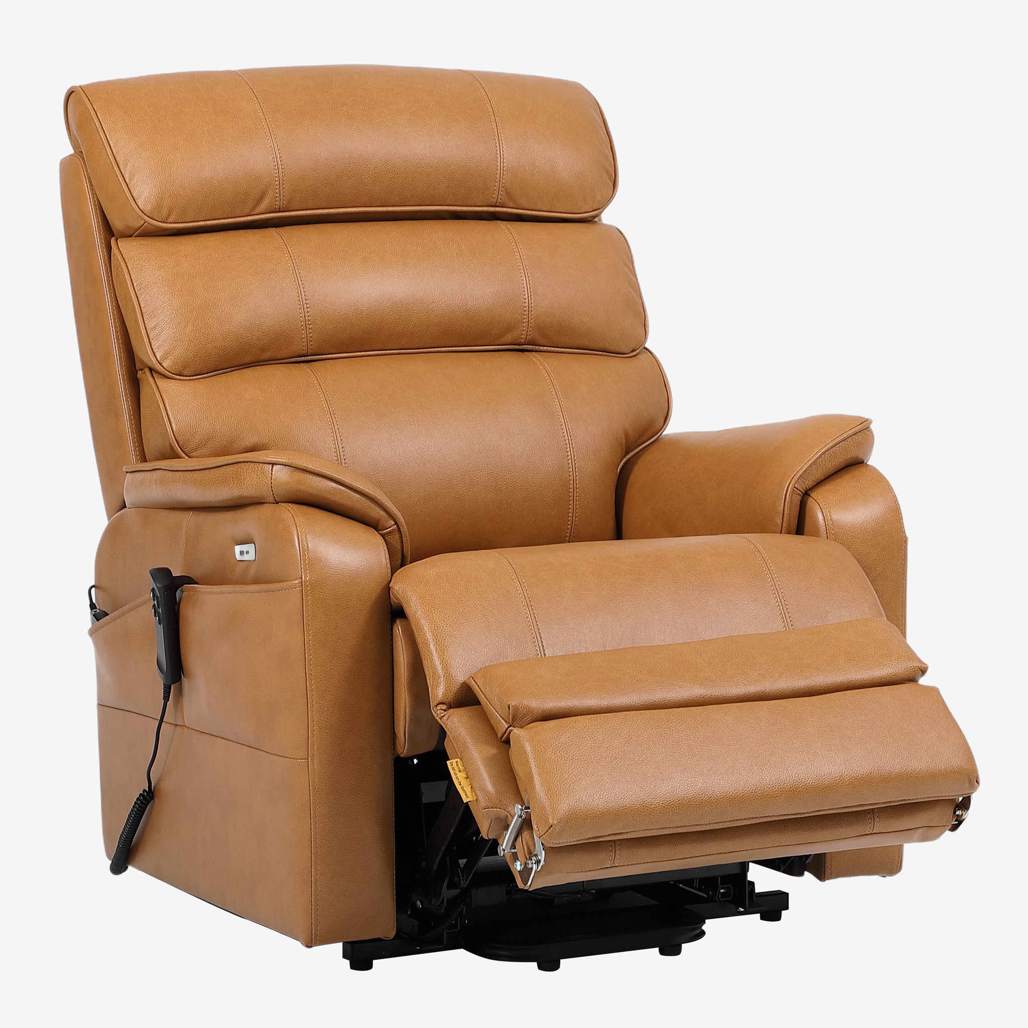 Big And Tall Reclining Chairs, Extended Footrest, Lay Flat, Dual Motor