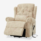 9199 Power Lift Recliner With Heat&Massage(Medium, Jacquard Chenille Beige Yellow)
