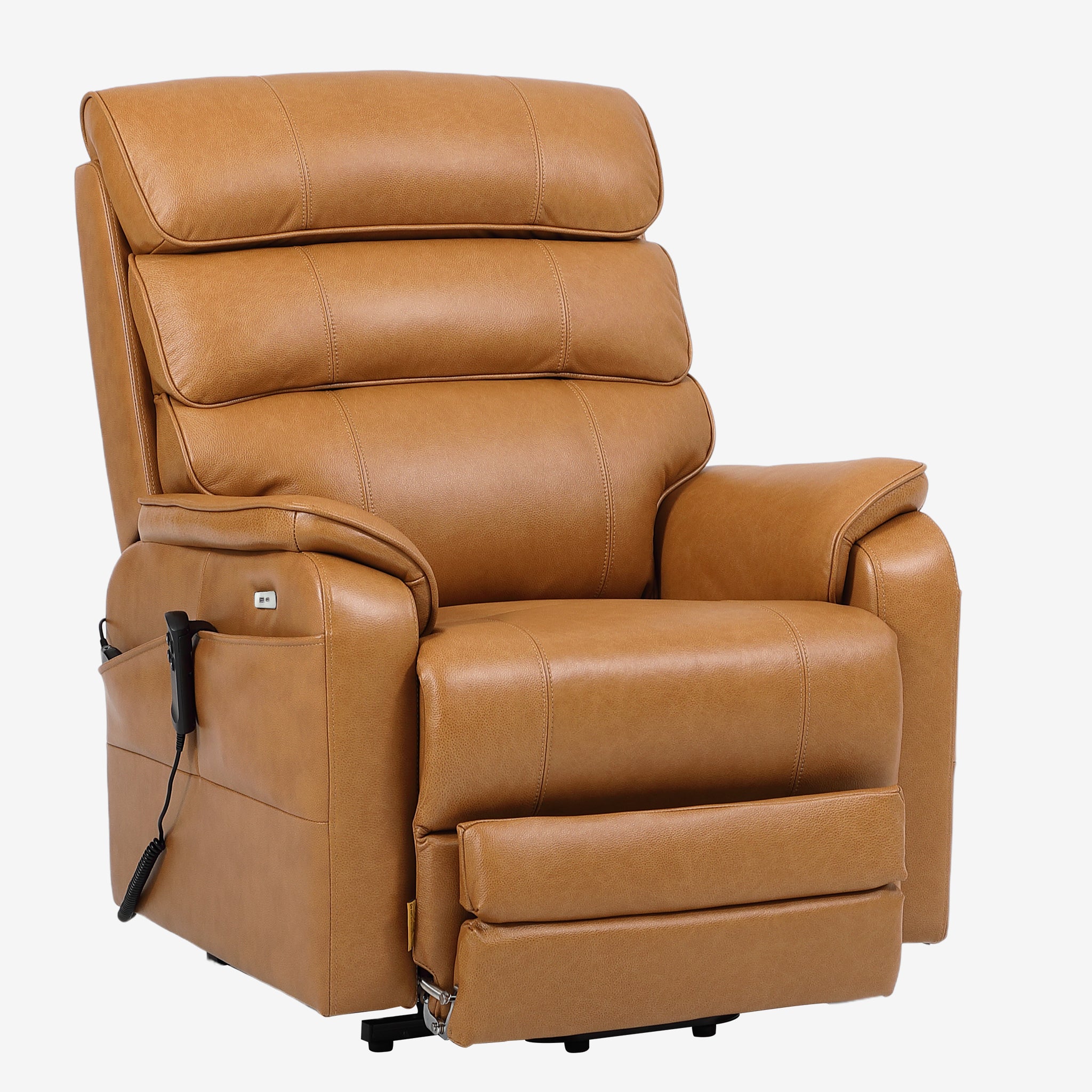 Big And Tall Reclining Chairs, Extended Footrest, Lay Flat, Dual Motor