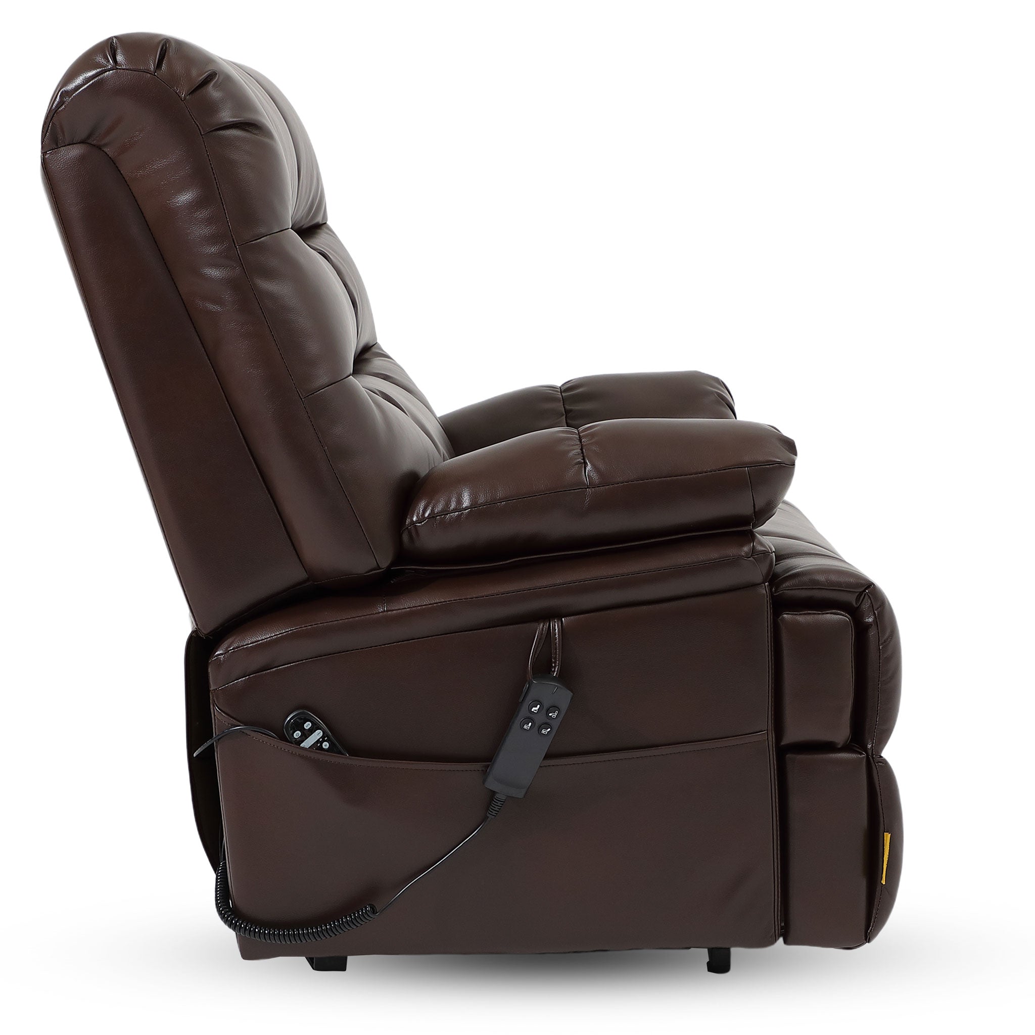 Extra Wide Heavy Duty Lift Chair - 500 LBS, 30.5" Seat, Heat Massage