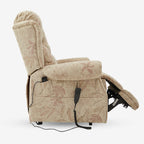 9199 Power Lift Recliner With Heat&Massage(Medium, Jacquard Chenille Beige Yellow)