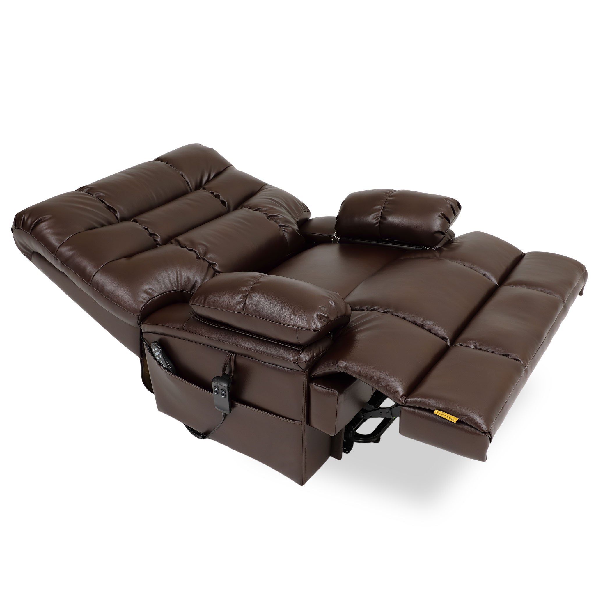 Extra Wide Heavy Duty Lift Chair - 500 LBS, 30.5" Seat, Heat Massage