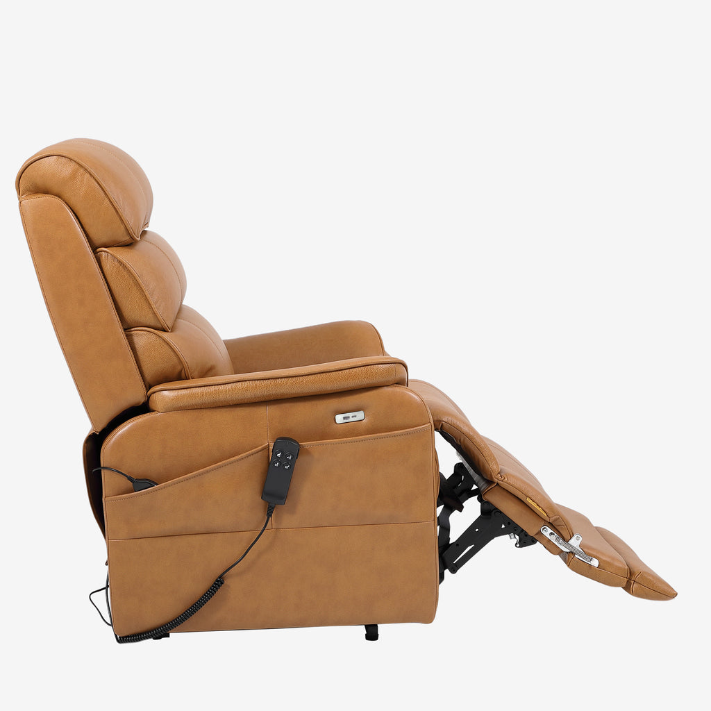 Big And Tall Reclining Chairs, Extended Footrest, Lay Flat, Dual Motor