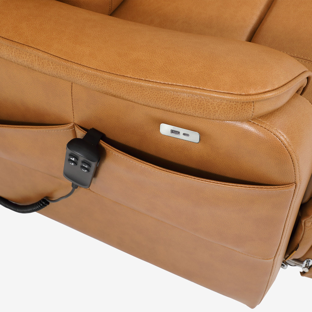 Big And Tall Reclining Chairs, Extended Footrest, Lay Flat, Dual Motor