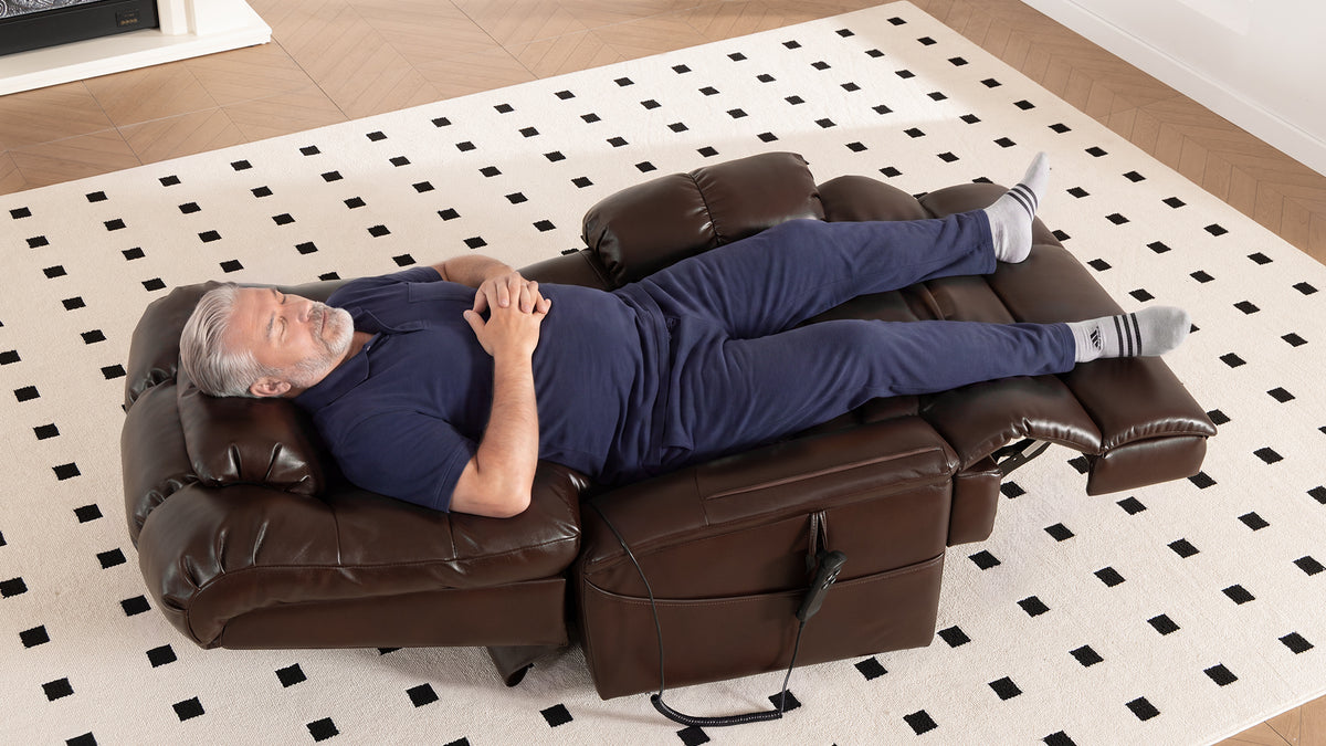 The armrest cushions come off — and become your pillow.