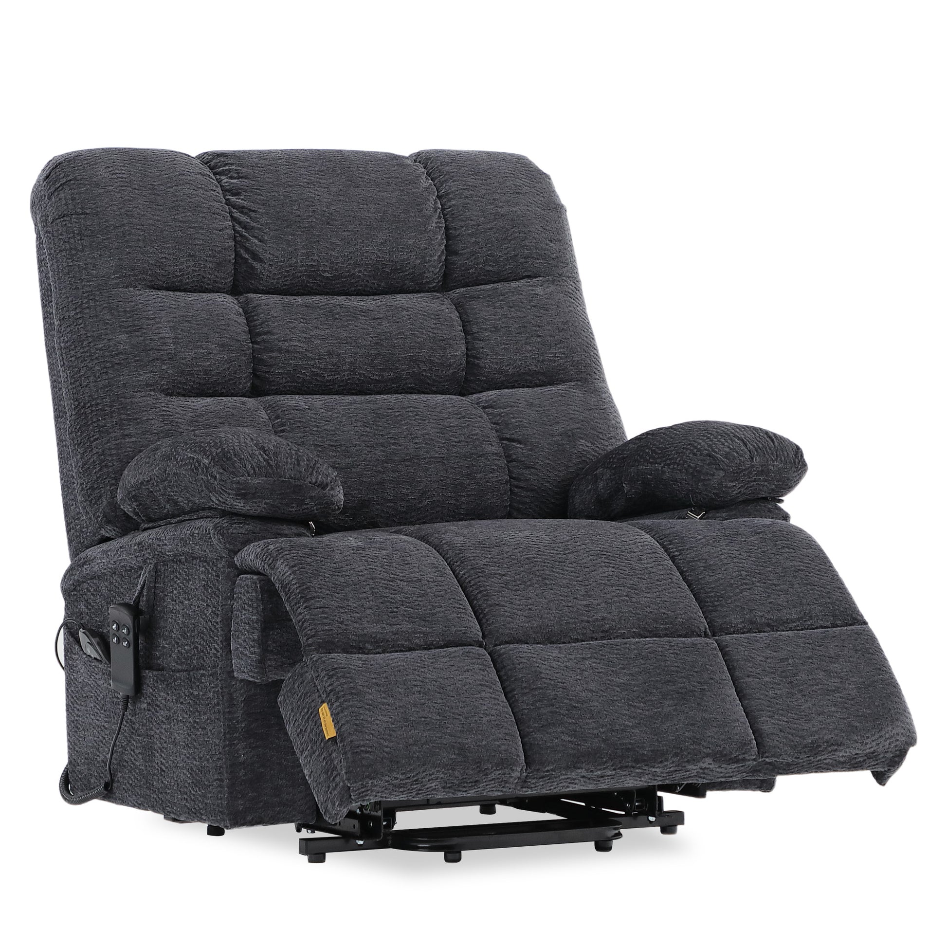 Big And Tall Power Lift Recliners 500 Lbs - Extra Wide 30.5", Lay Flat
