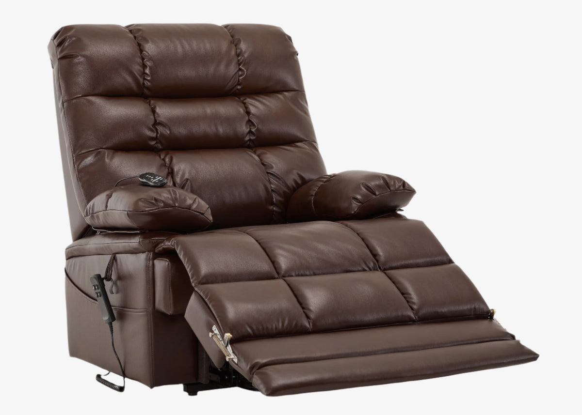 Big And Tall Recliners With 400-lb Weight Capacity and Heating Massage ...
