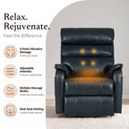 9188 Pro Medium Power Lift Recliner – Triple Motor, Adjustable Headrest, Lay Flat, Heat & Massage