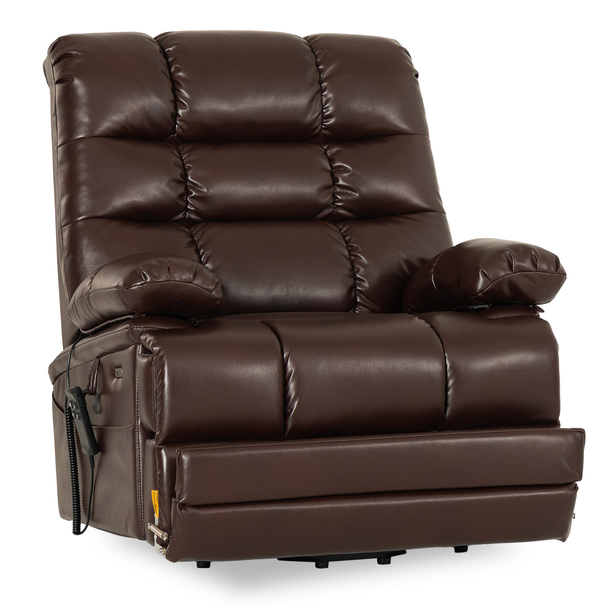 9205L Big & Tall Power Lift Recliner – Extended Footrest, Dual Motor, Heat & Massage, 400 lbs