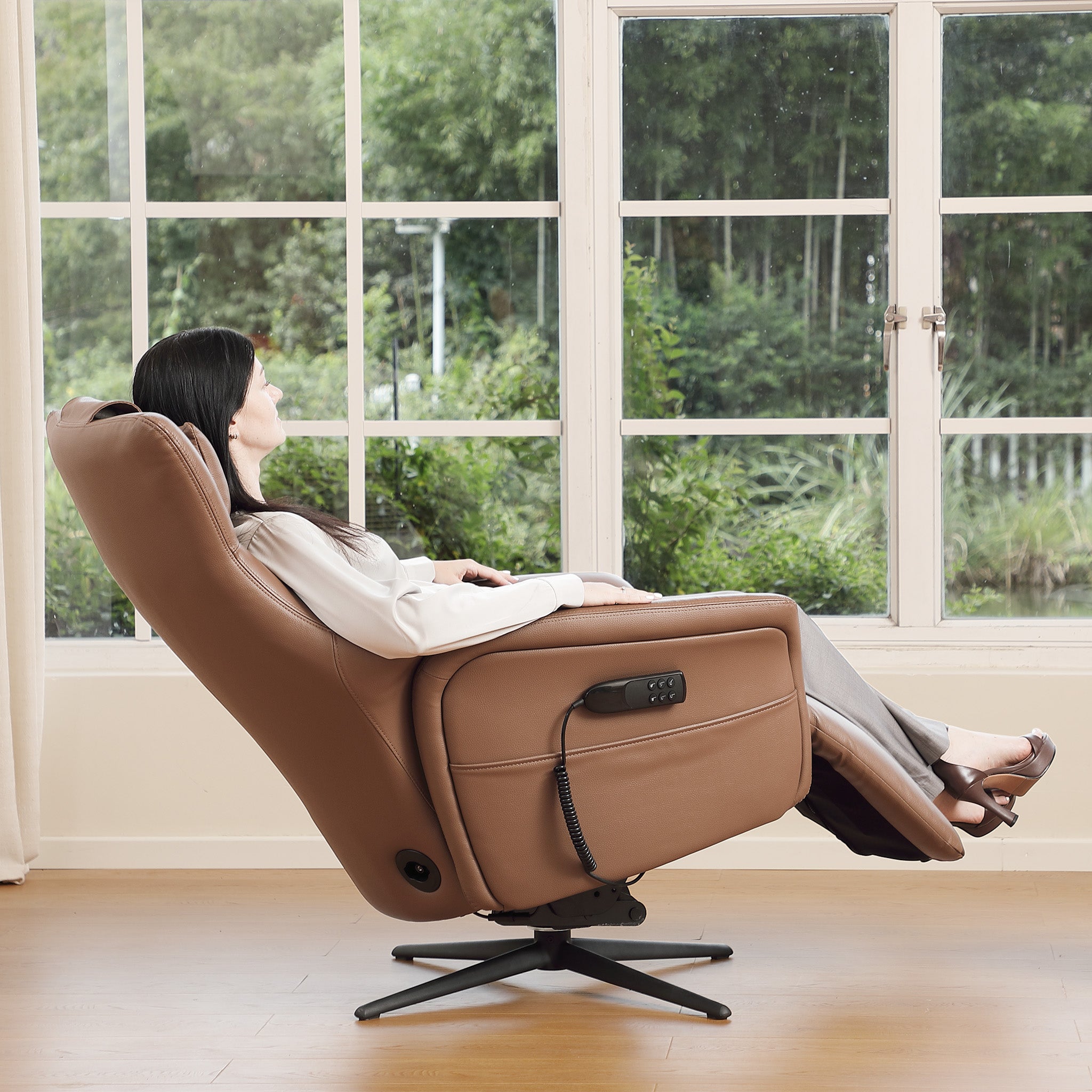 K1 Swivel Power Lift Recliner Chair With Magnetic Remote