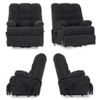 9205L Big & Tall Power Lift Recliner – Extended Footrest, Dual Motor, Heat & Massage, 400 lbs