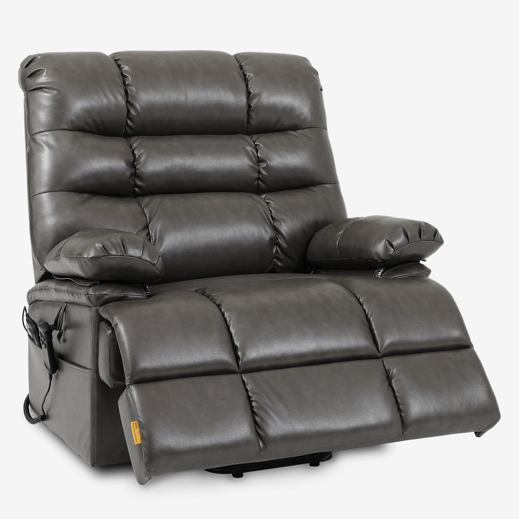 500 LB Capacity Lift Chair - Triple Motor, Extra Wide, Heat & Massage