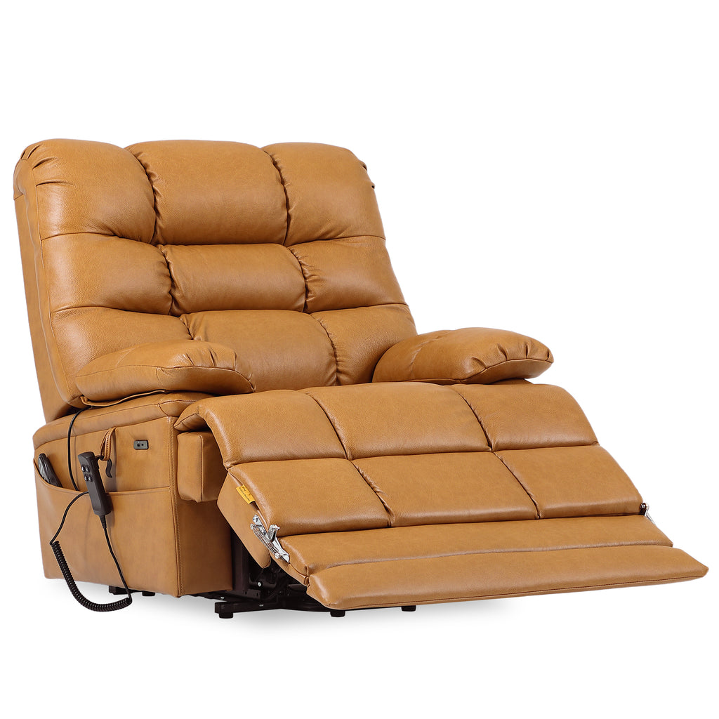 Lift Chair 500 Lb Capacity - Triple Motor, Extra Wide, Heat & Massage