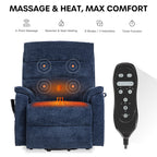 Oversized Lift Recliner Chair With Heat Massage And Infinite Positon