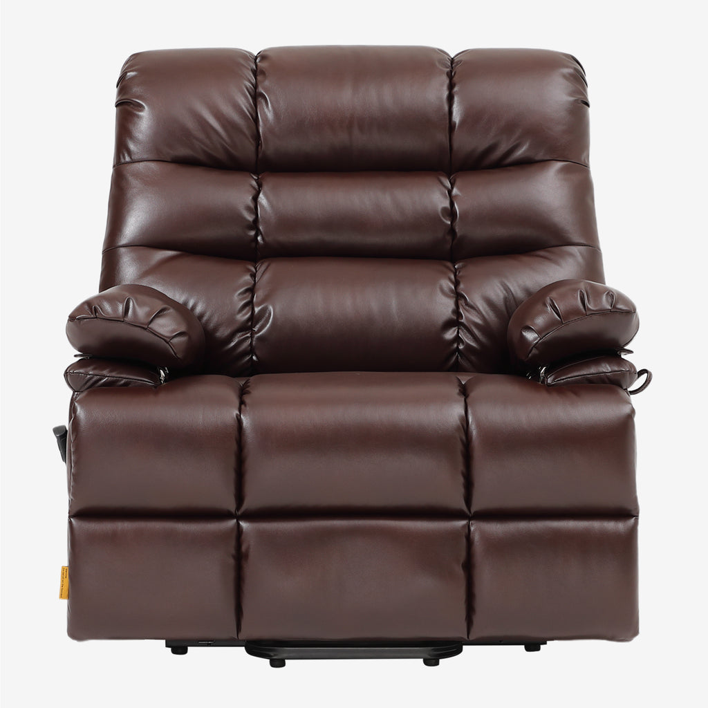 Extra Wide Heavy Duty Lift Chair - 500 LBS, 30.5" Seat, Heat Massage