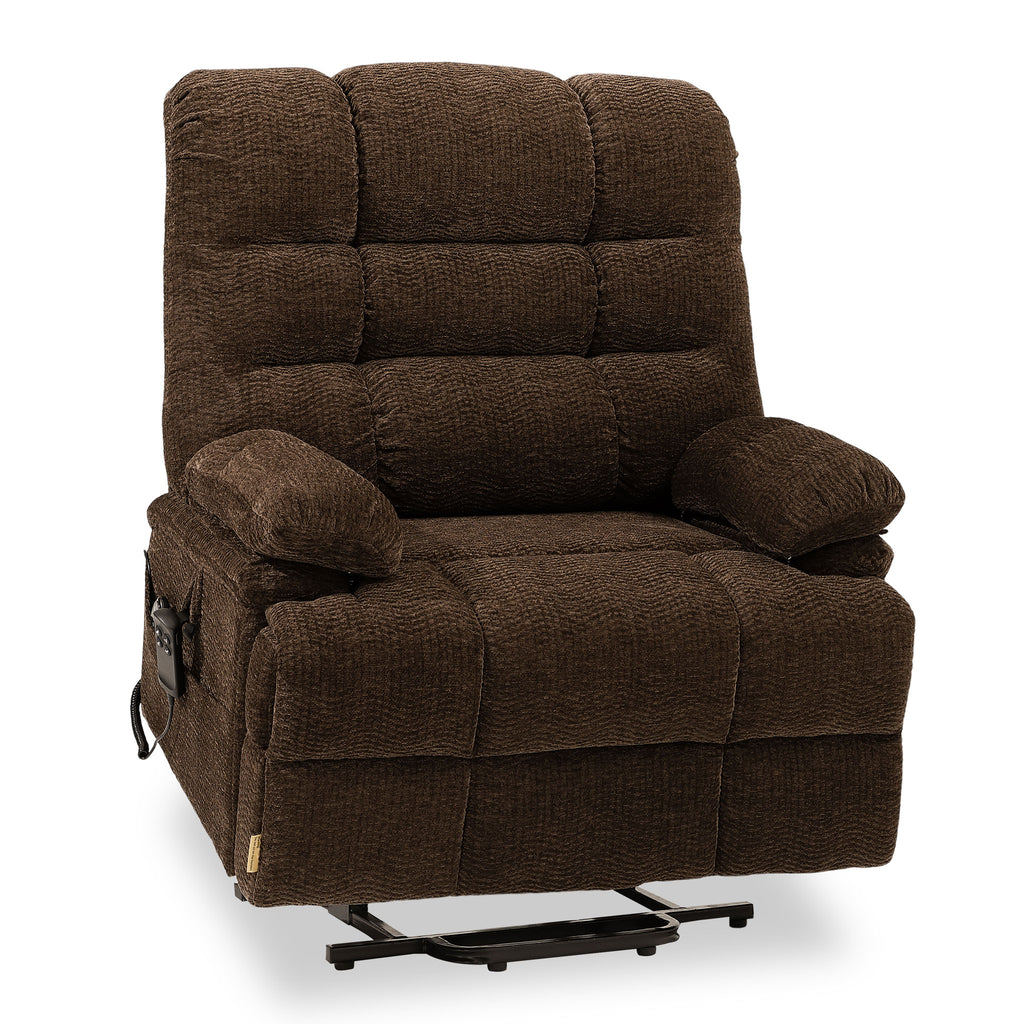 Big And Tall Recliners 500 Lbs - Extra Wide 30.5", Heat & Massage