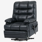 Big And Tall Leather Recliner Chair - 400 Lbs, Extended Footrest