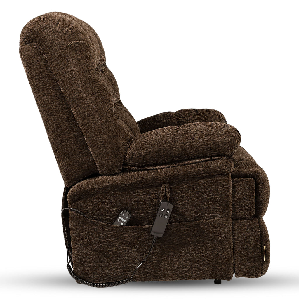 Big And Tall Recliners 500 Lbs - Extra Wide 30.5", Heat & Massage