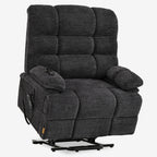 9205 EW500 Extra-Wide Big Man Power Lift Recliner - Triple Motor, 500 LBS, Heat & Massage