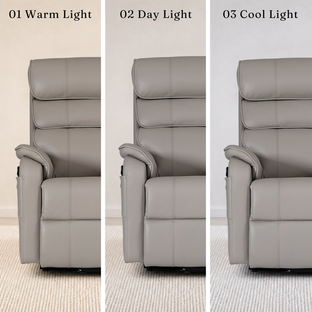 9188 Pro Medium Power Lift Recliner – Triple Motor, Adjustable Headrest, Lay Flat, Heat & Massage