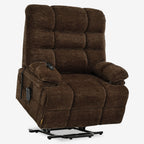 9205 EW500 Extra-Wide Big Man Power Lift Recliner - Triple Motor, 500 LBS, Heat & Massage