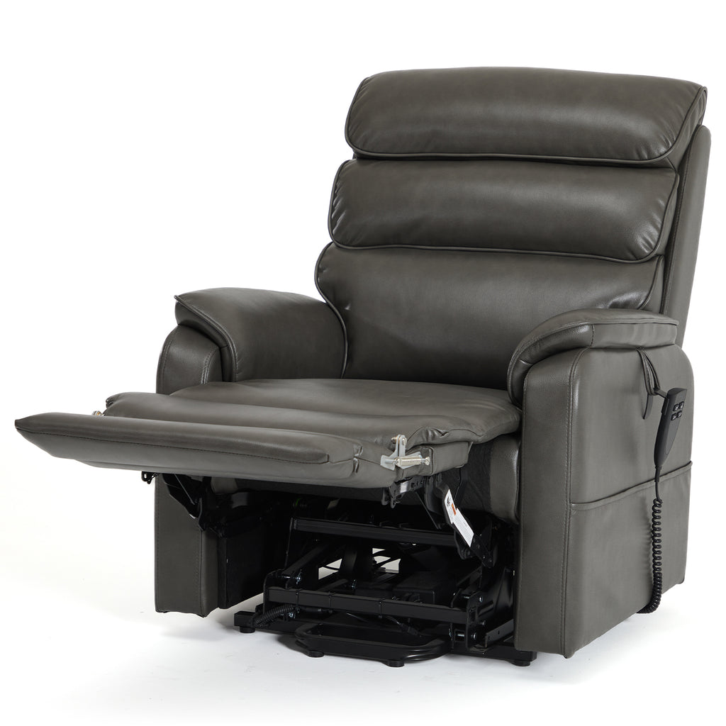Recliner Chair For Tall People With Extended Footrest, Heat & Massage