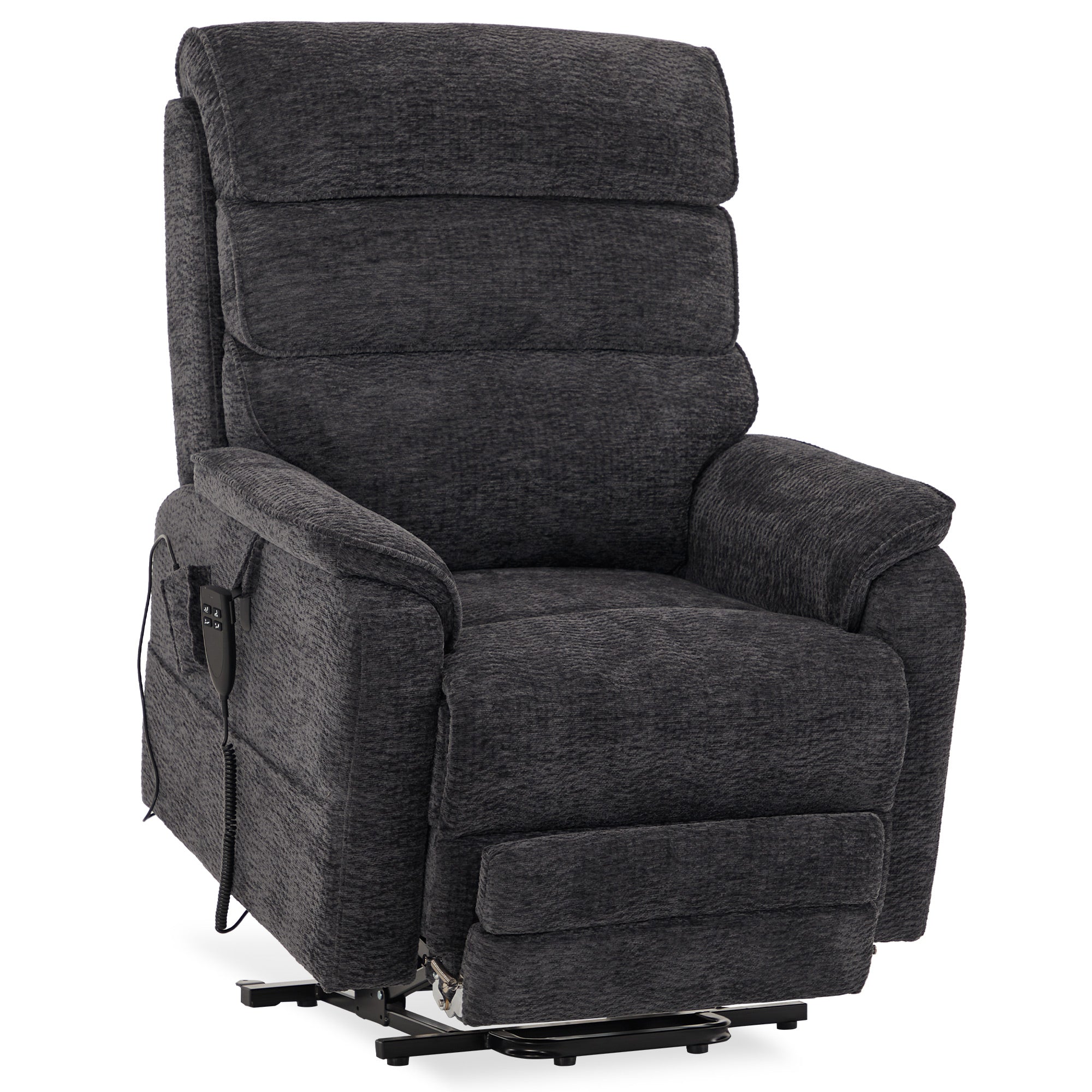 Recliner Chair Big And Tall With Extended Footrest, Wide Seat, Lay Flat