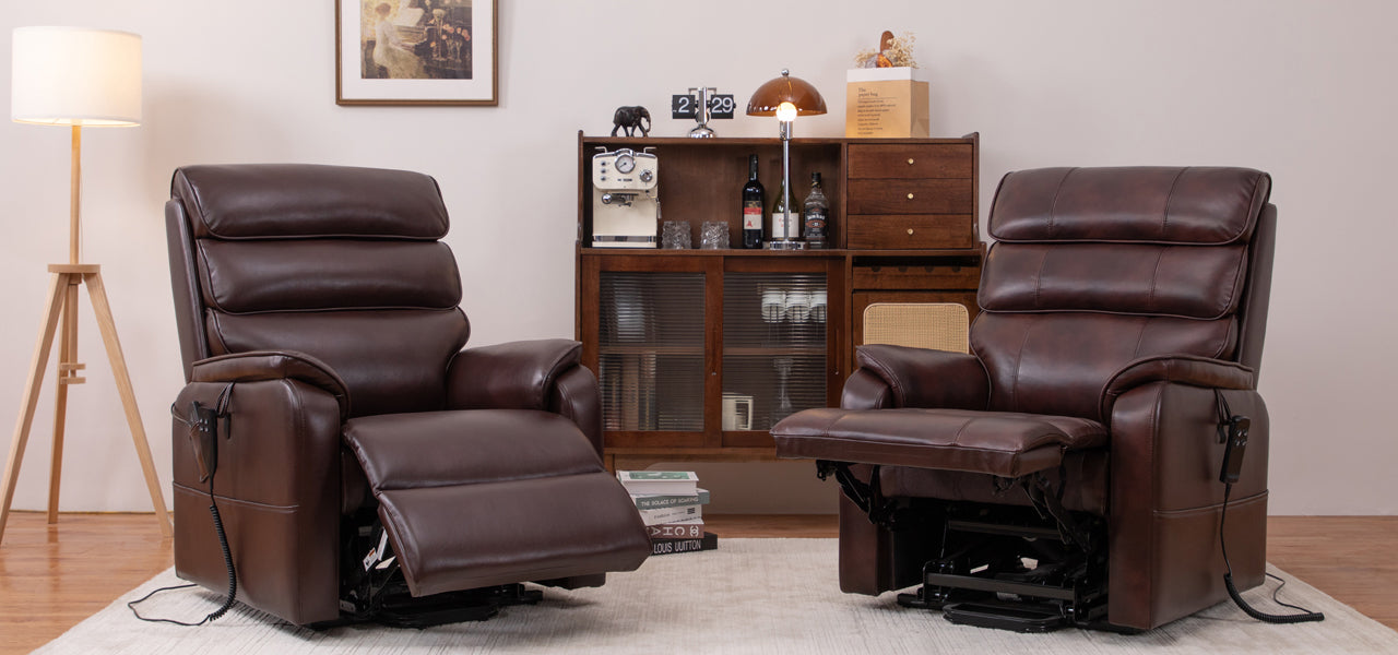9188 Lay Flat Recliner Lift Chair With Heat And Massage