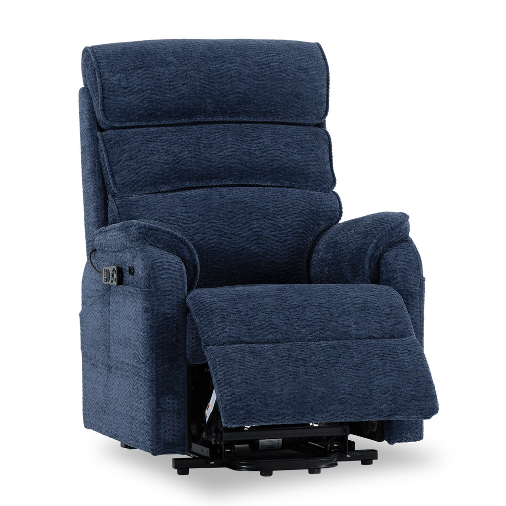 9188S Pro Small Power Lift Recliner – 300 lb, Triple Motor, All-in-One Remote, Lay Flat, Heat & Massage