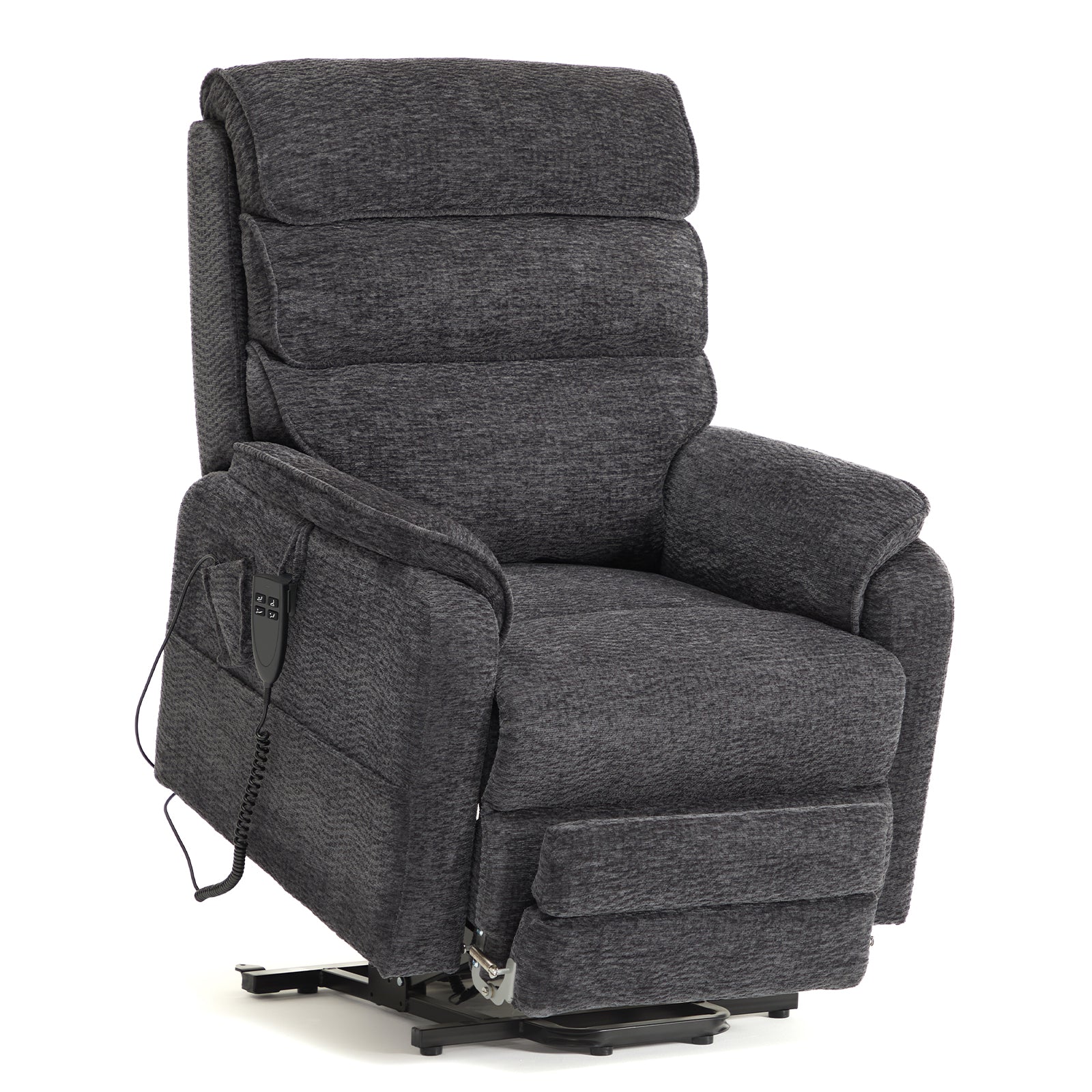 Tall Man Power Recliner With Heat And Massage(Lay Flat)