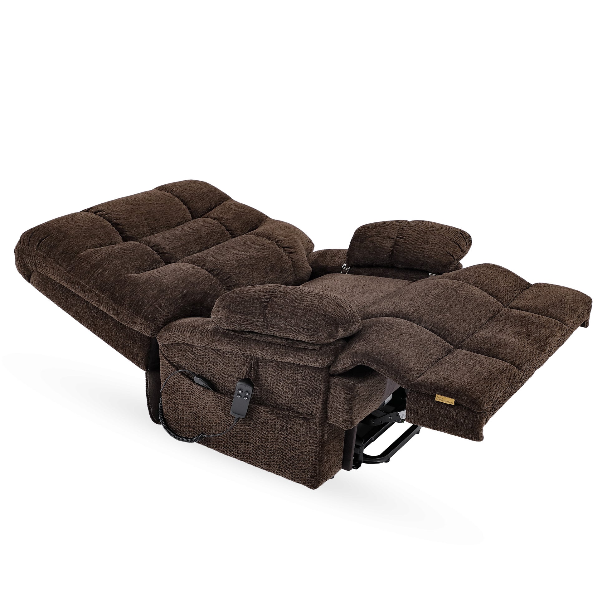 Big And Tall Recliners 500 Lbs -  Extra Wide 30.5", Heat & Massage